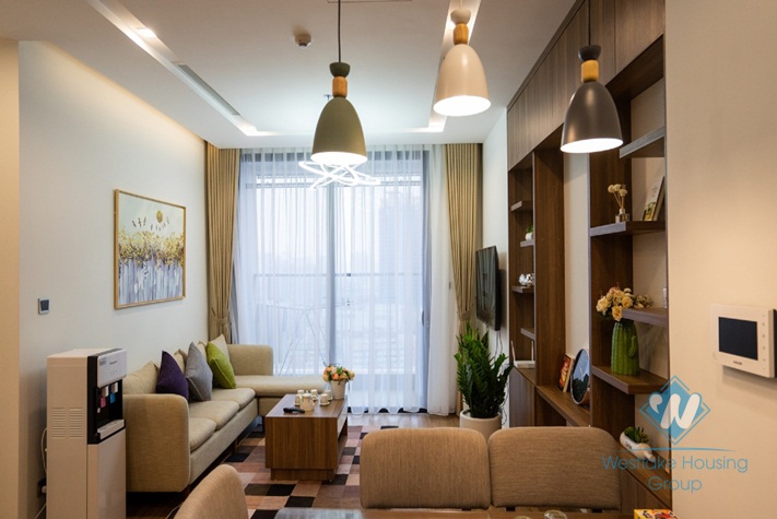 Beautiful three bedrooms apartment for rent in Vinhome Metropolis, Ba Dinh district, Ha Noi